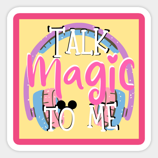 Talk Magic to Me Headphones Sticker by Talk Magic to Me